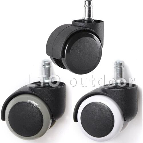 5PCS PU Caster Furniture Universal Caster Sofa Wheel Office Rotary Caster No Brake Furniture Accessories