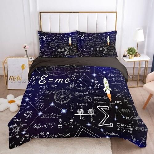 Geometry bedding set Queen King Full Double Duvet cover set pillow case Bed linens Quilt cover 240x220 200x200 black