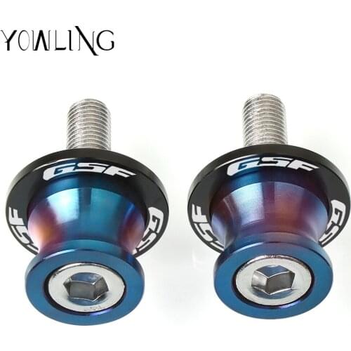 M8 Stand Screws Swing arm Swingarm Spools Slider Support For SUZUKI GSF 250 600S 650 GSF650 GSF1200 GSF1250 GSF650S BANDIT