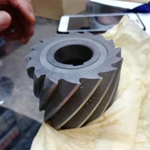 High speed steel spiral cylindrical milling cutter straight tooth type milling cutter 40 50 63 80 100mm