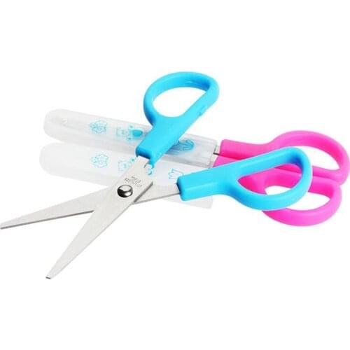 1PC Multipurpose Household Student Office Decorative 12.3cm Craft Scissors for Fabric Sewing Paper Cutting Scrapbooking