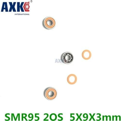 1PC SMR95 2OS CB ABEC7 5X9X3mm SMR95-2RS Stainless Steel Hybrid Ceramic Bearings/Fishing Reel Bearings SMR95C-2OS