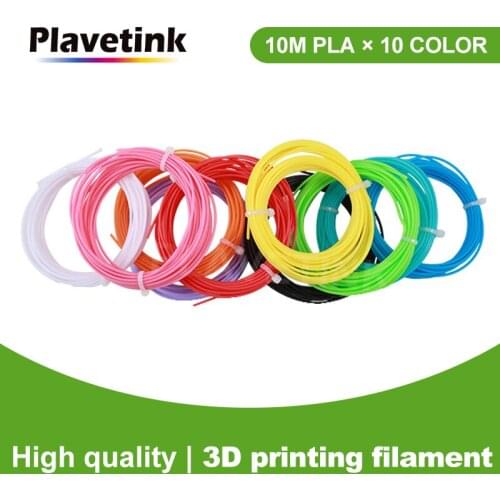 Plavetink 10M 1.75mm 3D Printer ABS Filament Modeling Stereoscopic For 3D Drawing Printer Pen Plastic Rubber Magic Print EM88