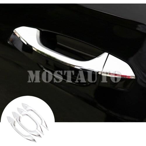 For Audi A7 S7 ABS Chrome Exterior Car Door Handle Cover Trim 2019-2020 8pcs Car Accessories Interior Car Decor Car Trim