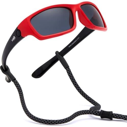 Bassdash Kids Polarized UV400 Protection Sunglasses for Boys Girls with Adjustable Strap