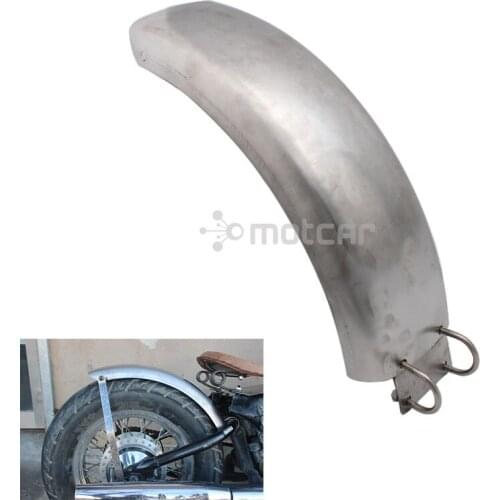 Stainless Steel 54cm Long Version Motorcycle Silver Rear Fender Cover MudGuard Flaps Splash For Honda Shadow 400 600 VLX 400 600