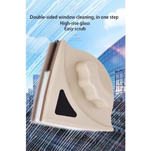 Double Side Glass Cleaning Brush Magnetic Window Cleaner Magnets Household Glass Wiper Cleaning Tools For Washing Window