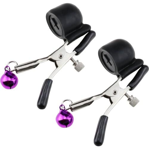 COCOLILI Electric Nipple Clamps Vibrator Adjustable Entertainment Clip Breast Stimulator Massager Women Sex Toy Adult Game