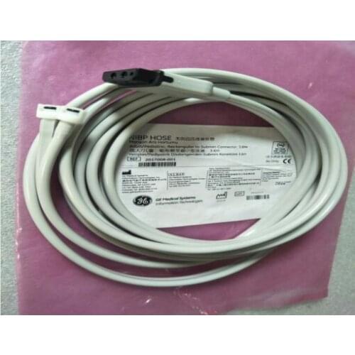 GE Original NIBP HOSE Manson Ara Hortumu Adult/Pediatric Rectangular to Submin Connector 3.6m REF：2017008-001