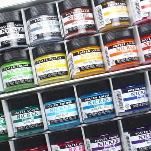 Japan NICKER Nijia Advertising Gouache Paint Hayao Miyazaki Animation Film Opaque Watercolor Paint