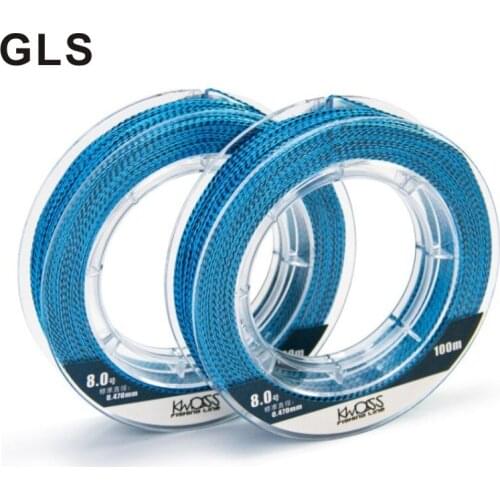 GLS brand PE braided wire 4 braid/8 braid 100--1000m spotted line high quality raw silk fishing line