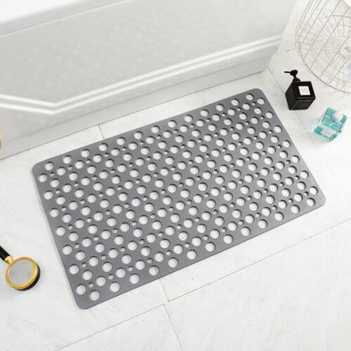 Foot Massage Shower Rug Non-slip Mat Household Bathroom Hotel Anti-slip Solid Color 53X53CM Flexible Hydrophobic Pad Carpet