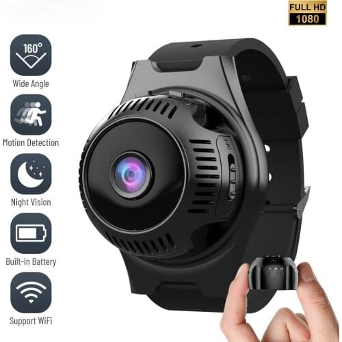 Mini Wifi Camcorder Night Vision HD 1080P Watch Camera Remote Monitor Small Security Camera Surveillance Secret Video Recorder