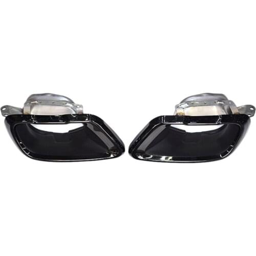 Exhaust Pipe Modified Black Sports Square Mouth Black Car Tail Throat for X5 X6 X7 G05 19-21