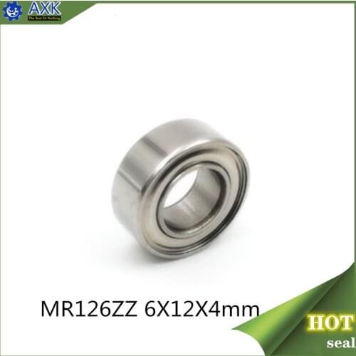 MR126ZZ ABEC-1 (50PCS) 6X12X4mm Miniature Ball Bearings L-1260ZZ