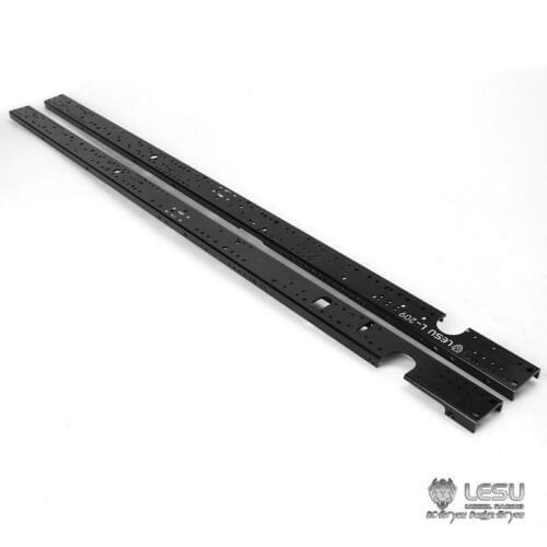 Metal Chassis Rail Set for 1/14 RC Model LESU A0009 6*6 Three-way Dumper Truck TH14138