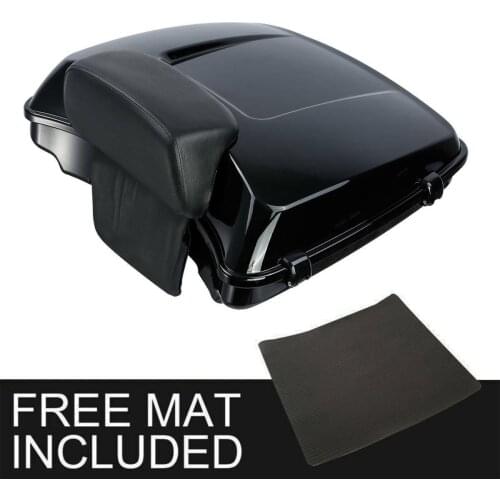 Motorcycle 5.5" Razor Trunk Backrest Pad For Harley Tour Pak Touring Road King Road Glide Street Glide 2014-2020