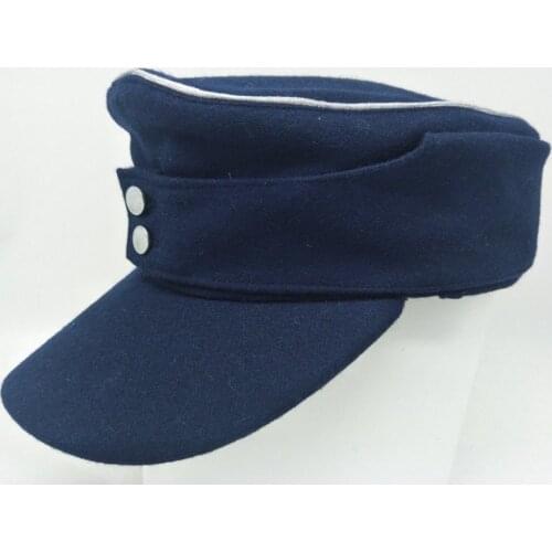 WWII GERMAN LUFTWAFFE AIR FORCE WH OFFICER M43 PANZER WOOL FIELD CAP IN SIZES Reproduction Military WW2