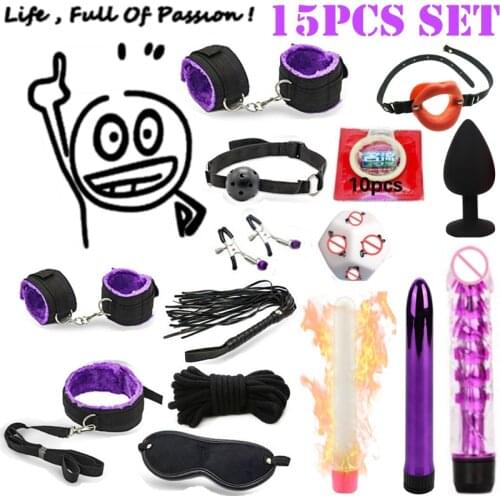 New sex set sex toy Vibrator EroticToys Slave Vibrator Plug Flirt Games bdsm for women Nylon Bondage Restraint Sex Product