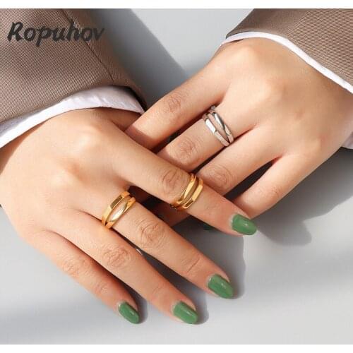ROPUHOV Women's Silver Rings