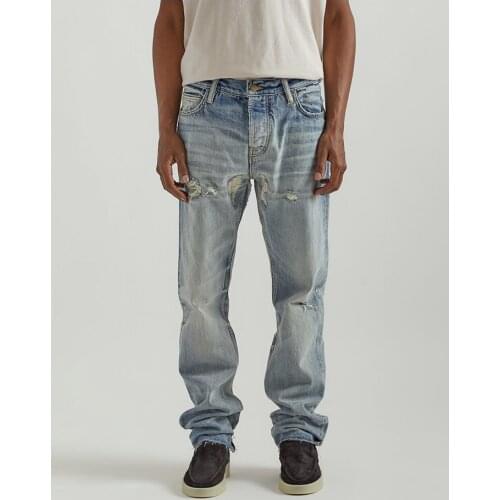 Speed Skateboard Straight Jeans For Men