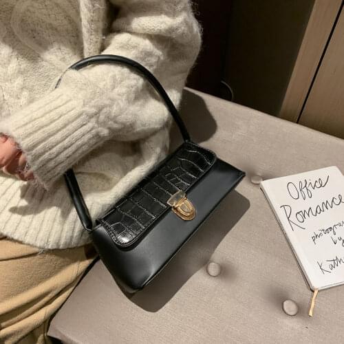 NEW Fashion Retro Casual Women Totes Shoulder Bag Female Leather Solid Color Chain Handbag for Women 2021 Exquisite Shopping Bag