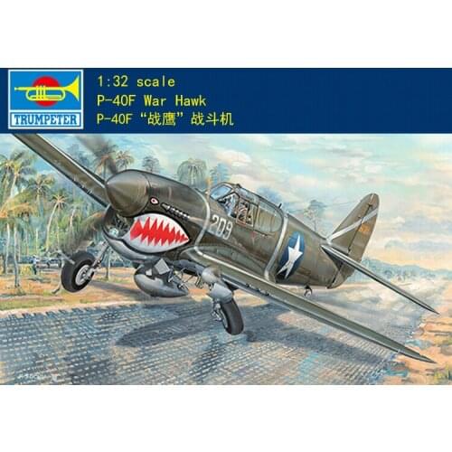 Trumpeter 03227 1/32 Curtiss P-40F War hawk Plastic Model Aircraft Kit