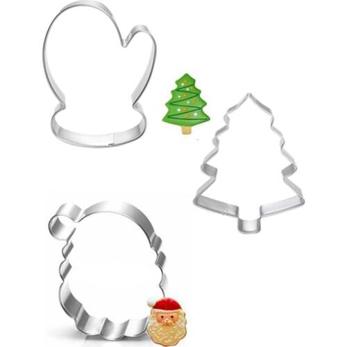 3pcs Cookie Tool Cutter Mould Biscuit Press Icing Set Stamp Fondant Mold Stainless Steel Fondant Dessert Decoration Aliexpress