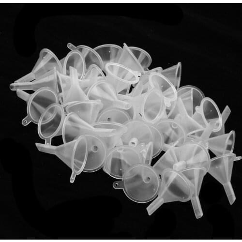 50PCS Premium Filling Perfume Oil Bottle Flask Funnel Container Mini Funnels