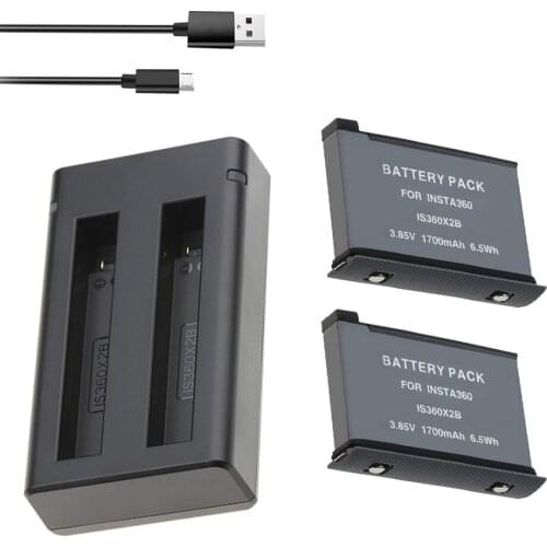 For Insta360 ONE X2 sports camera 1700mAh Li-ion battery Insta360 ONEX2 camera accessories