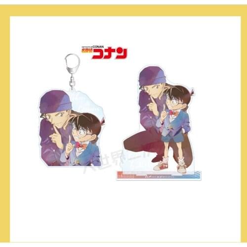 Anime Detective Conan Akai Shuuichi Conan Edogawa Acrylic Figure Stand Display Model Plate Keychain Bag Charm Desk Decor Gift