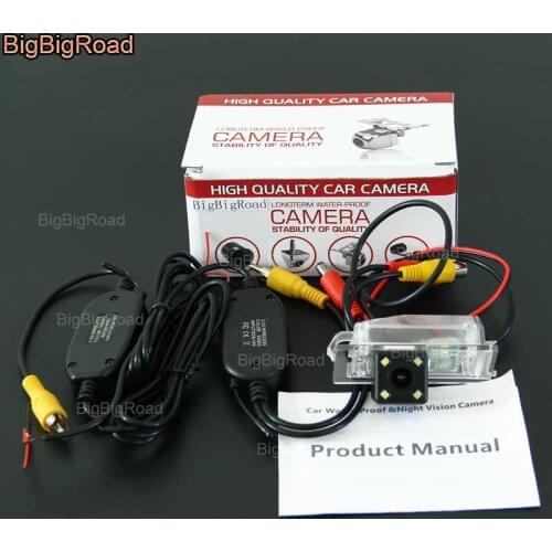 BigBigRoad For Haima Family / Haima m3 / family 3 Wireless Camera Car Rear View Reversing Camera CCD waterproof Parking Camera