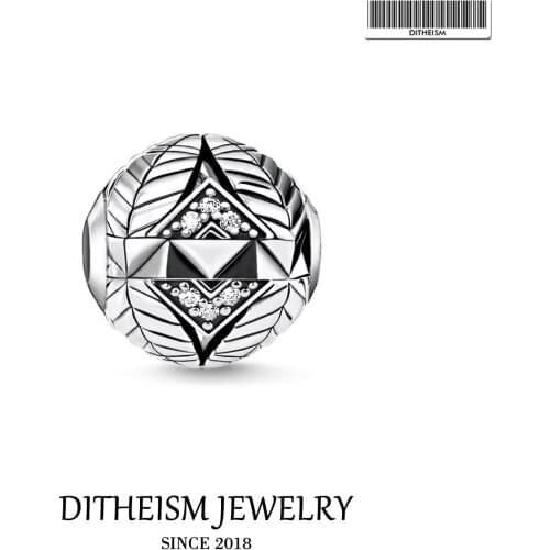 DIY Beads Ethnic Charm 5mm Hole,2018 Fashion Silver Jewelry Trendy Gift For Women Men Boy Girl Fit Bracelets Necklace