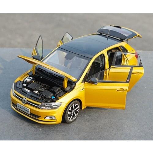 Factory Authentic Kids Toy Model For 1:18 Saic VW All New Pol o Plus brand New generation Pol o Alloy Scale SUV Car Model