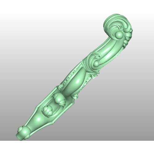 3D model STL format file for cnc router engraving furniture sofa cabinet chair leg pattern Artcam 649