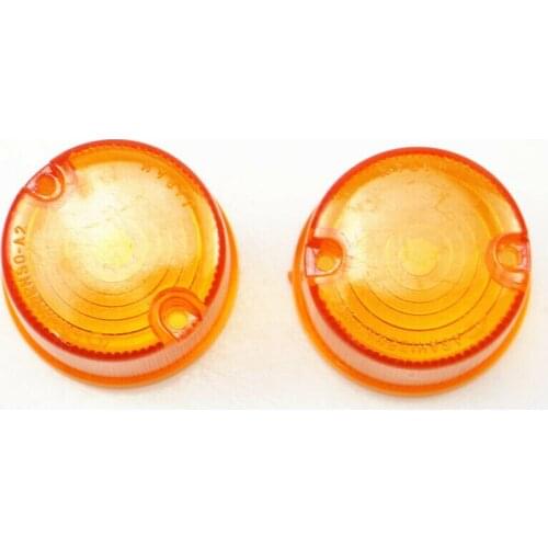 Amber Turn Signals Light Lens Cover Shell For Kawasaki KDX250 200 KLX250