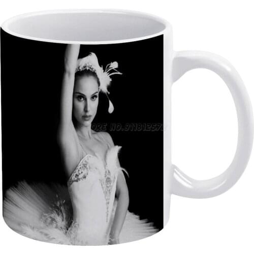 Nina Black Swan White Mug 11 Oz Funny Ceramic Coffee/Tea/Cocoa Mug Unique Gift Natalie Portman Black Swan Ballet Nina Darren Aro