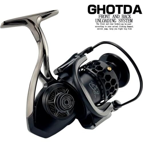 Metal Spool Fishing Reels Spinning 12kg Max Drag 5.5:1 High Speed Carp Spinning Reels Saltwater Reel Fishing Accessories
