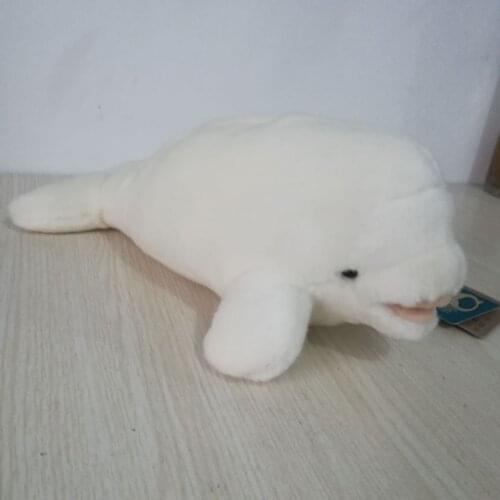 Lovely cartoon white whale plush toy about 28cm soft doll kids toy birthday gift b1004