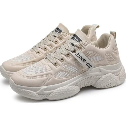 Trend Chunky Sneakers Men Running Shoes White Trainers Comfortable Leisure Walking Shoes Designer Outdoor Sports Shoes