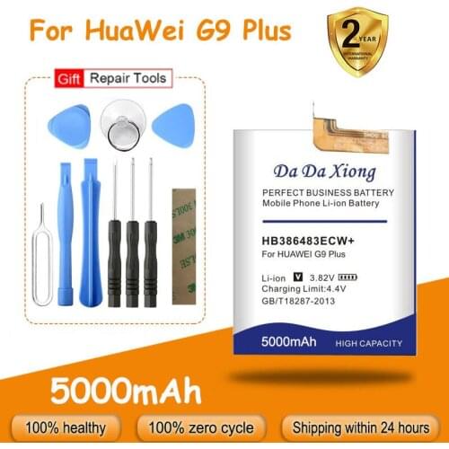 Full Protection And Safety 4900mAh HB386483ECW+ Battery for HuaWei MaiMang 5 G9 Plus MLA-AL00 MLA-AL10 G9Plus