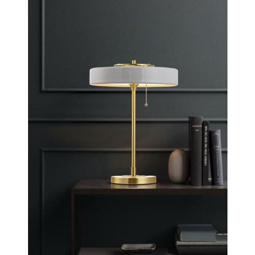 British retro bedside lamp, bedroom bedside design, room study, hotel furniture, desk lamp