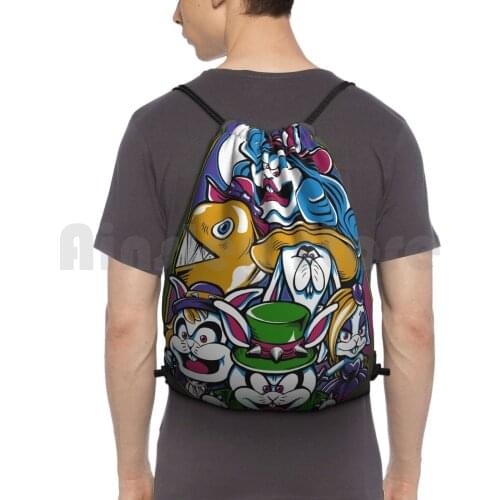 The Broodals Backpack Drawstring Bag Riding Climbing Gym Bag Broodals Super Videogames Video Games Switch