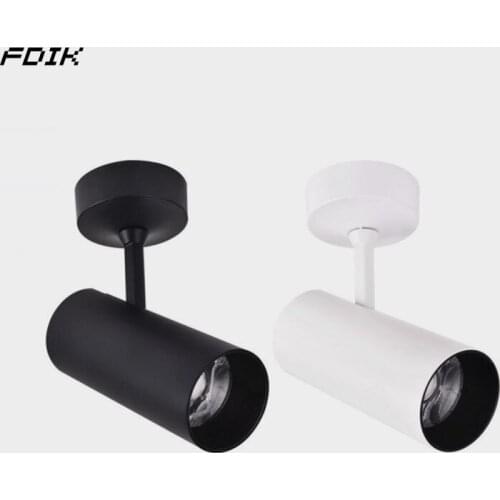 Foldable Rotatable Surface Mounted COB LED Ceiling Spot lights 9W/15W/30W LED Downlights AC85~265V LED Lamps Background Lighting