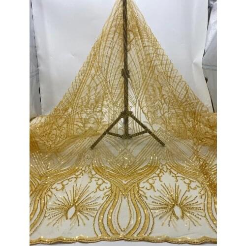 High-quality new multi-color laminated flowers + bead tube tulle embroidery, suitable for fashionable ladies' skirts