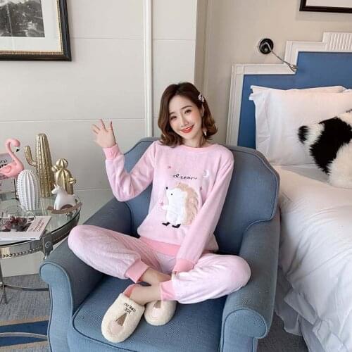 XLMJDZGS Women's Warm Pajamas