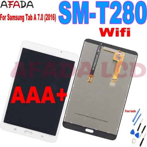 For Samsung Galaxy Tab A 7.0 (2016) SM-T280 T280 LCD Display Touch Screen Digitizer Assembly Screen Replacement