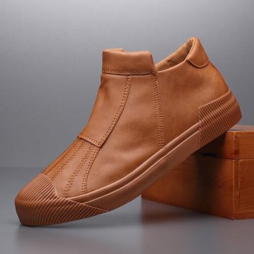 Winter Warm Fur Ankle Boots Men Leather Casual Shoes Fashion Mens Work Military Warm Boots Waterproof Cowboy Botas Plus Size