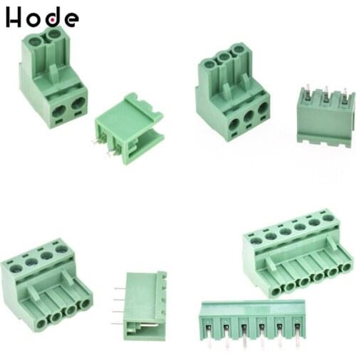 10PCS/Lot 5.08mm Pitch Connector KF2EDGK 2P 3P 4P 6P Pluggable Screw Through Hole Terminal Block