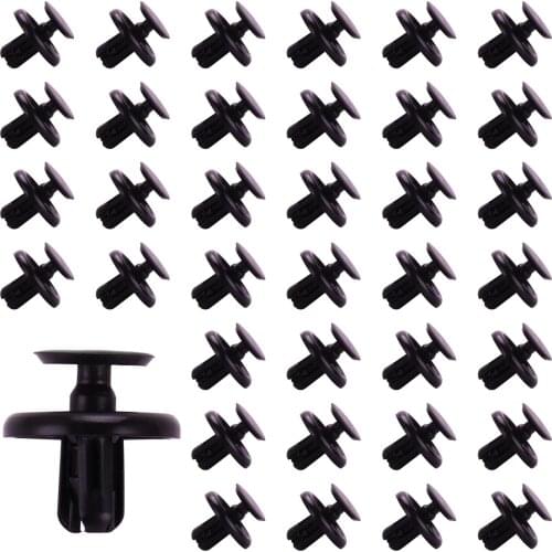 100PCS Engine Under Cover Push-Type Retainer Clips Fender Liner Clip Bumper Enginer Cover Retainer Clips for Toyota Lexus Sienna
